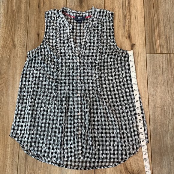 Anthropologie gingham tank top - Picture 4 of 7